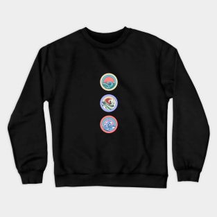 Japan - morning, noon and evening Crewneck Sweatshirt